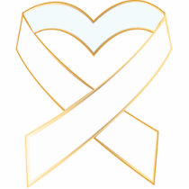 Lung Cancer Heart Ribbon Photo Sculpture photo sculptures by cancerapparel Lung Cancer Heart Ribbon Photo Sculpture photo sculptures