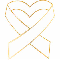 Lung Cancer Heart Ribbon Photo Sculpture photo sculptures by cancerapparel Lung Cancer Heart Ribbon Photo Sculpture photo sculptures