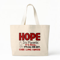 Lung Cancer HOPE 1 bags by awarenessgifts Lung Cancer HOPE 1 bags