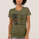 Lung Cancer Hope Love Faith Prayer Cross T Shirt