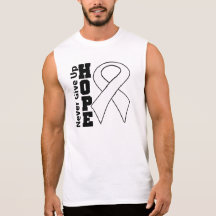 Lung Cancer Hope Never Give Up Sleeveless Shirts