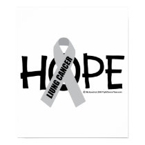 Lung Cancer Hope posters by fightcancertees Lung Cancer Hope posters
