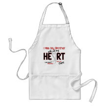 Lung Cancer I Miss My Brother Aprons