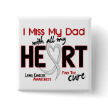 Lung Cancer I Miss My Dad Pins