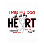 Lung Cancer I Miss My Dad Postcards