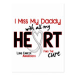 Lung Cancer I Miss My Daddy Post Cards