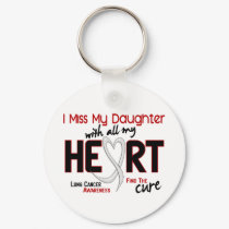 Lung Cancer I Miss My Daughter keychains by awarenessgifts Lung Cancer I Miss My Daughter keychains