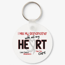 Lung Cancer I Miss My Grandmother keychains by awarenessgifts Lung Cancer I Miss My Grandmother keychains