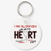 Lung Cancer I Miss My Grandpa keychains by awarenessgifts Lung Cancer I Miss My Grandpa keychains