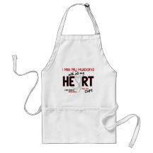 Lung Cancer I Miss My Husband Apron