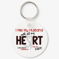 Lung Cancer I Miss My Husband keychains by awarenessgifts Lung Cancer I Miss My Husband keychains