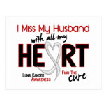 Lung Cancer I Miss My Husband Post Card
