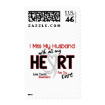Lung Cancer I Miss My Husband Stamp
