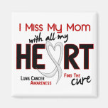 Lung Cancer I Miss My Mom Fridge Magnets