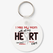 Lung Cancer I Miss My Mom keychains by awarenessgifts Lung Cancer I Miss My Mom keychains