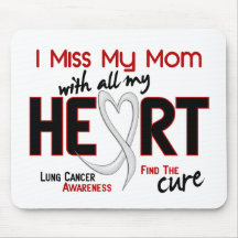Lung Cancer I Miss My Mom Mouse Mat