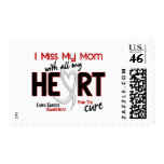 Lung Cancer I Miss My Mom Postage Stamp