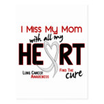 Lung Cancer I Miss My Mom Postcard