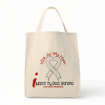 Lung Cancer I Support My Great Grandma bags by awarenessgifts Lung Cancer I Support My Great Grandma bags