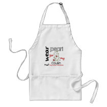 Lung Cancer I Wear Pearl For My Cousin 43 aprons by awarenessgifts Lung Cancer I Wear Pearl For My Cousin 43 aprons