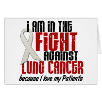 Lung Cancer IN THE FIGHT 1 Patients cards by awarenessgifts Lung Cancer IN THE FIGHT 1 Patients cards