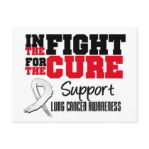 Lung Cancer In The Fight For The Cure postcards by giftsforawareness Lung Cancer In The Fight For The Cure postcards
