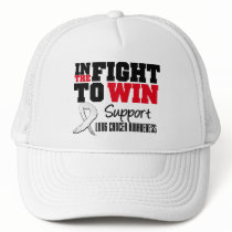 Lung Cancer In The Fight To Win hats by giftsforawareness Lung Cancer In The Fight To Win hats