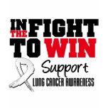 Lung Cancer In The Fight To Win T-shirt