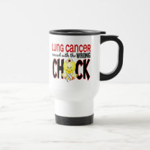 Lung Cancer Messed With The Wrong Chick Mug