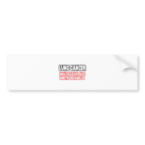 Lung Cancer...Not Cool bumper stickers by Lung_Cancer_Shirts Lung Cancer...Not Cool bumper stickers