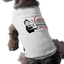 Lung Cancer Picked The Wrong Diva Doggie Tee Shirt