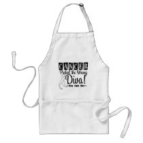 Lung Cancer Picked The Wrong Diva v2 Aprons