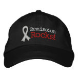 Lung Cancer Remission Rocks Embroidered Hat