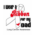 Lung Cancer Ribbon (Dad) T-shirt