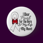 Lung Cancer Ribbon Hero My Aunt