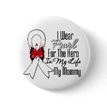 Lung Cancer Ribbon Hero My Mommy Pins