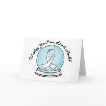 Lung Cancer Ribbon Merry Christmas Snowglobe cards by giftsforawareness Lung Cancer Ribbon Merry Christmas Snowglobe cards