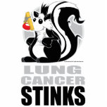 Lung Cancer Stinks Acrylic Cut Out
