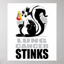 Lung Cancer Stinks Print