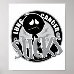 Lung Cancer Sucks posters