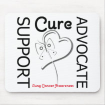 Lung Cancer Support Advocate Cure mousepads by giftsforawareness Lung Cancer Support Advocate Cure mousepads
