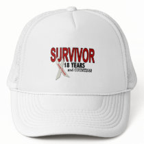 Lung Cancer Survivor 18 Years Trucker Hat