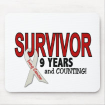 Lung Cancer Survivor 9 Years Mouse Pads