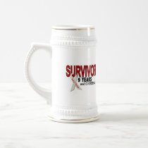 Lung Cancer Survivor 9 Years mugs by awarenessgifts Lung Cancer Survivor 9 Years mugs