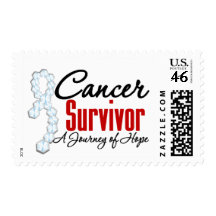Lung Cancer Survivor Awareness Journey Ribbon Postage