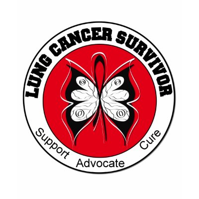 Lung Cancer Survivor Butterfly tshirt
