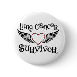 Lung Cancer Survivor buttons