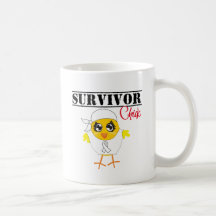 Lung Cancer Survivor Chick Coffee Mug