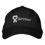 Lung Cancer Survivor Embroidered Baseball Caps