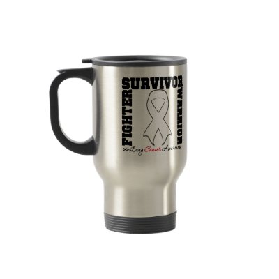 Lung Cancer Survivor Fighter Warrior mug